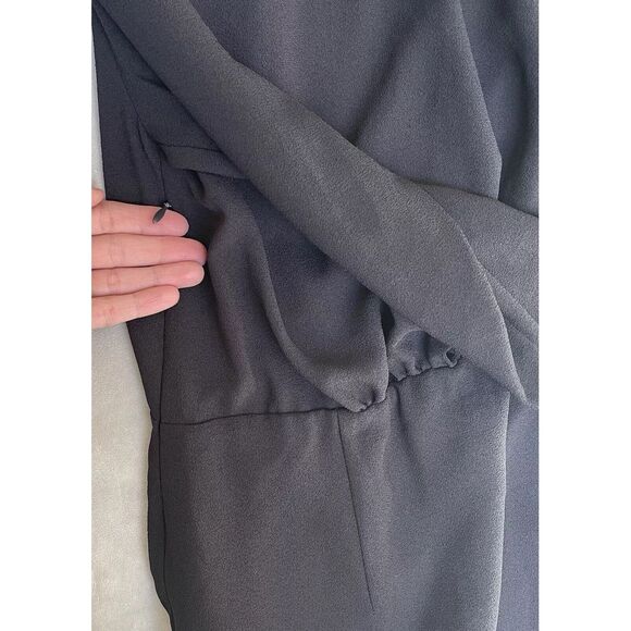 Zara Dress Womens Size Small Black Semi Sheer Party Event Romantic Dark Feminine - Picture 15 of 16